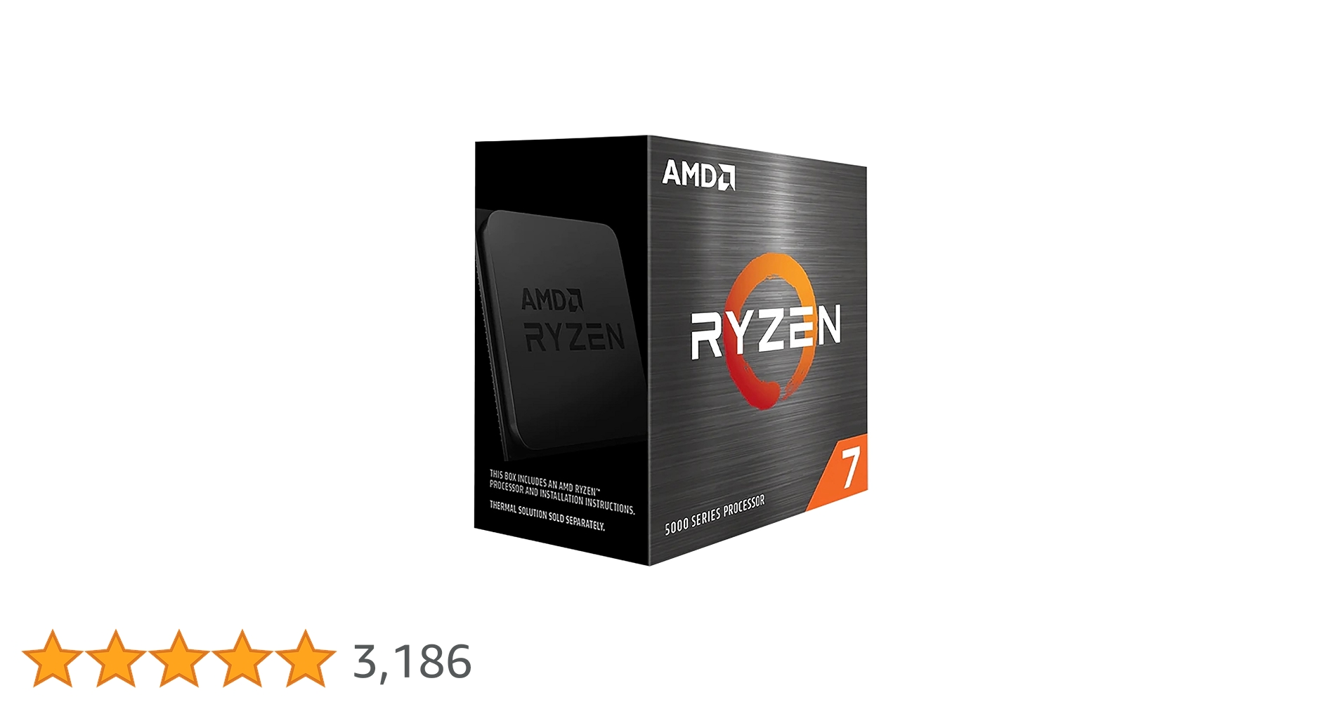 Amazon | AMD CPU Ryzen 7 5700X3D without cooler AM4 3.0GHz 8